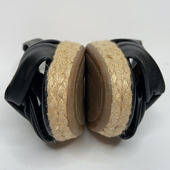 G.H. BASS & Co. Black Wedge Sandals Size 6.5 - Picture 6 of 16